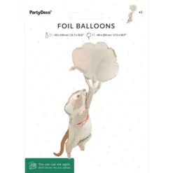 Folieballong Svävande Mus 44 x 104 cm