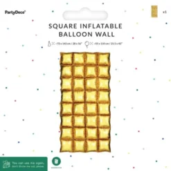 Folie Ballongvägg Guld