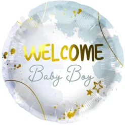 Folieballong Welcome Baby Boy