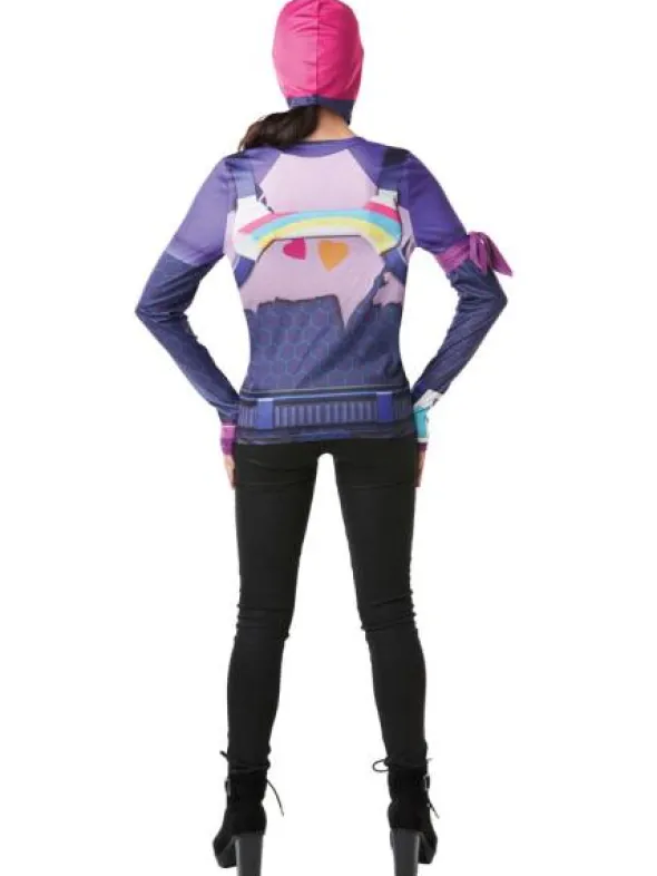 Fortnite Brite Bomber Tröja och Huva (X-Small (str. 34))