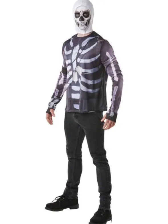 Fortnite Skull Trooper Tröja och Huva Medium (Medium)