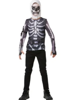 Fortnite Skull Trooper Tröja och Huva Barn (9-10 år (134-140 cl))