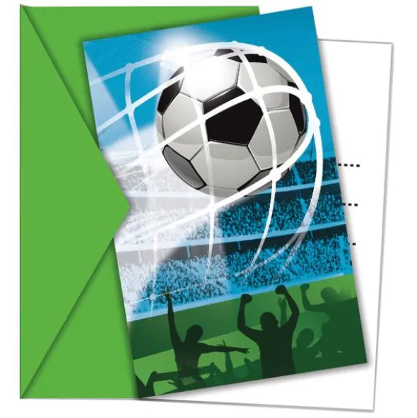 Fotboll Inbjudningskort Soccer Fans