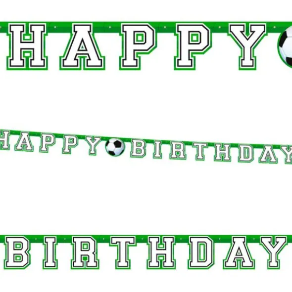 Fotbollskalas Happy Birthday Girlang