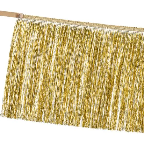 Fransig Girlang Guld
