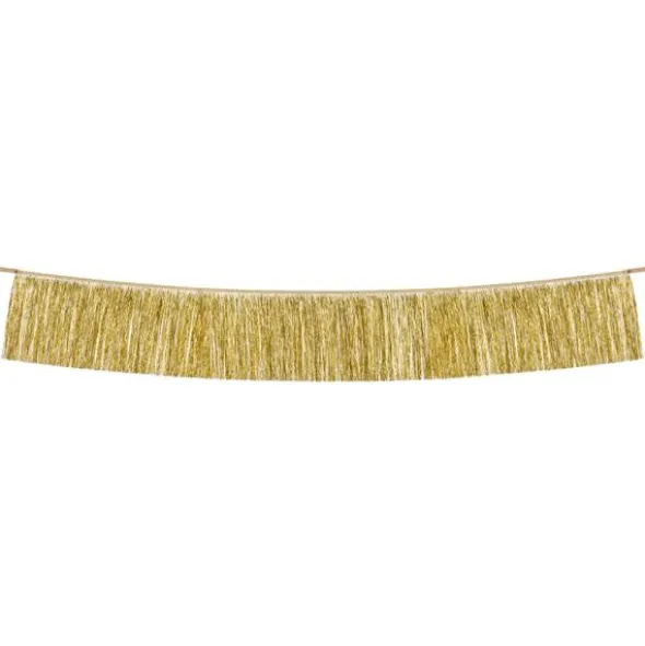 Fransig Girlang Guld