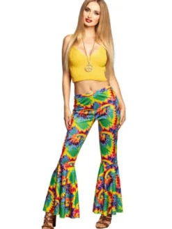 Färgglada Hippie Byxor