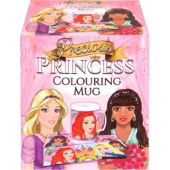 Färgläggnings Mugg Prinsessor