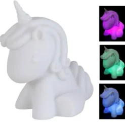 Färgskiftande Unicorn Lampa