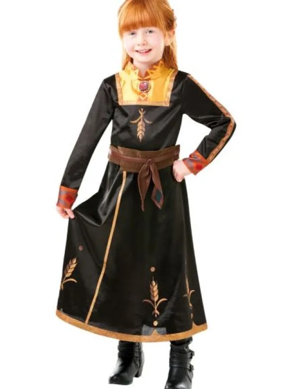 Frost 2 Anna Dräkt Deluxe Barn X-Large (9-10 år (134-140 cl))
