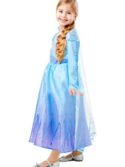 Frost 2 Elsa Dräkt Deluxe Barn (3-4 år (98-104 cl))