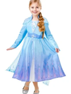 Frost 2 Elsa Dräkt Deluxe Barn (3-4 år (98-104 cl))