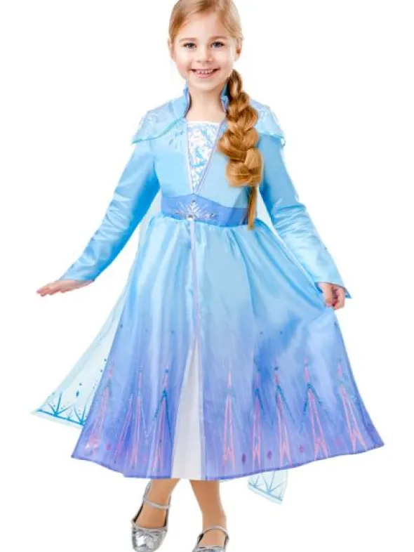 Frost 2 Elsa Dräkt Deluxe Barn (3-4 år (98-104 cl))