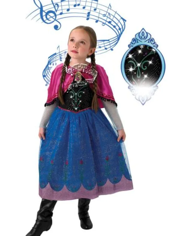 Frost Klänning Anna med Musik Barn (3-4 år (98-104 cl))