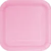Fyrkantiga Assietter Pastell Rosa