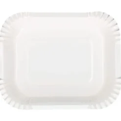 Fyrkantiga Djupa Papperstallrikar 125-pack