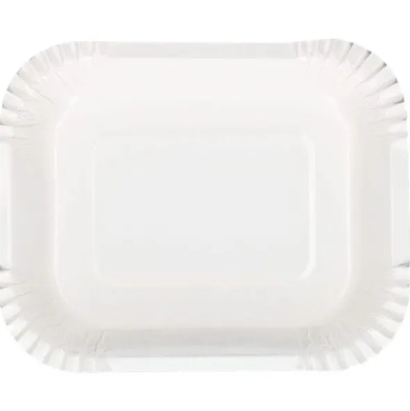 Fyrkantiga Djupa Papperstallrikar 125-pack