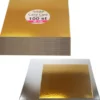 Fyrkantiga Tårtbrickor Guld & Silver 25 cm 100-pack