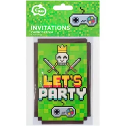 Game On inbjudningskort