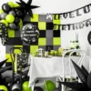 Gaming Folieballong Happy Birthday Svart