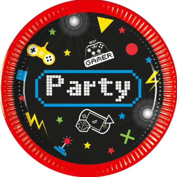Gaming Party Pappersassietter