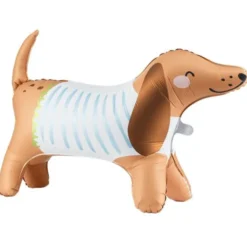 Gående Dachshund Folieballong & Hundkort