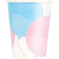 Gender Reveal Pappmuggar Pastell Rosa & Blå