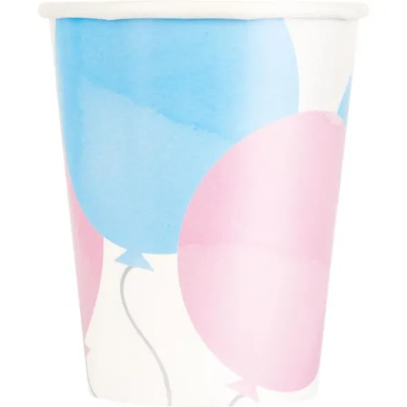Gender Reveal Pappmuggar Pastell Rosa & Blå