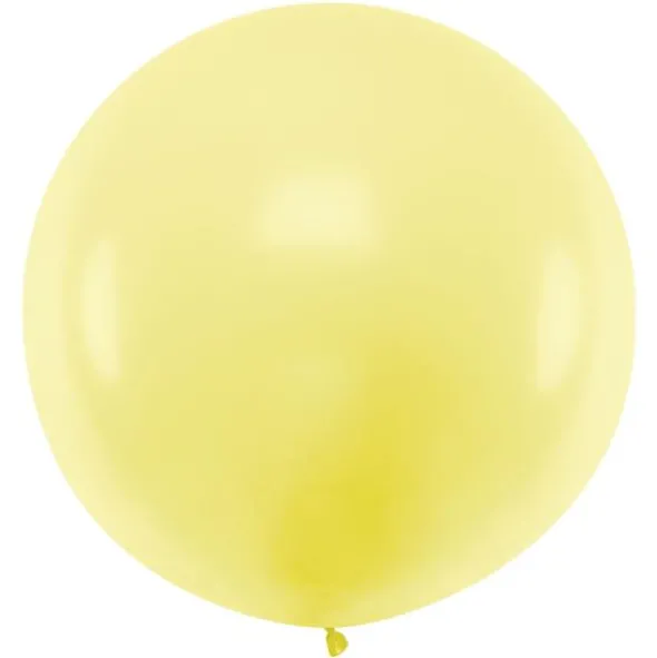 Gigantisk Latexballong Pastellgul