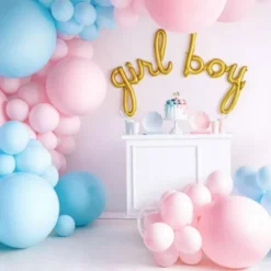 Gigantisk Latexballong Pastellrosa
