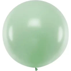 Gigantisk Latexballong Pastell Pistaschgrön