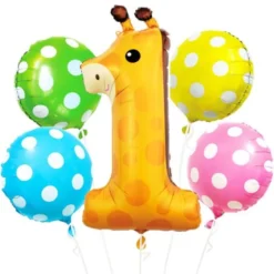 Giraff Ballongbukett 1 år