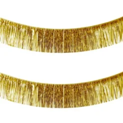 Girlang med Långa Fransar Guld