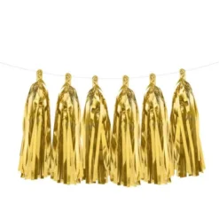 Girlang med Tofsar Guld