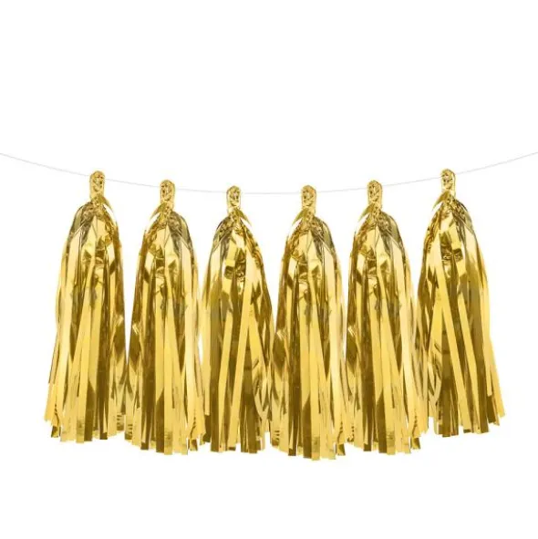 Girlang med Tofsar Guld