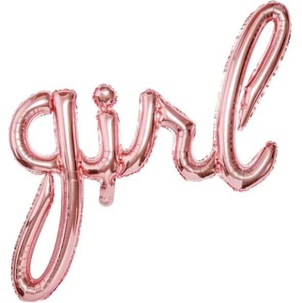 Girl Rosa Folieballong