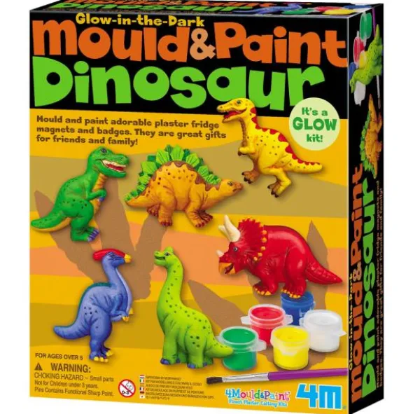 Gjut och Måla Dina Egna Dinosaurier