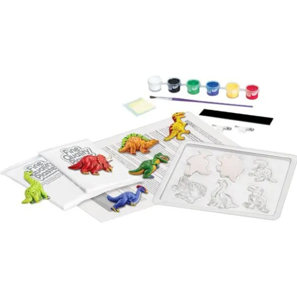 Gjut och Måla Dina Egna Dinosaurier