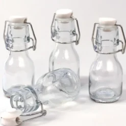 Glasflaska med Patentkork 4,5 x 11 cm