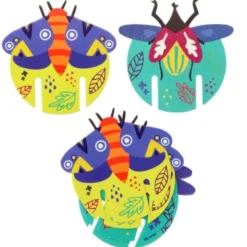 Glasmarkörer insekter 6-pack