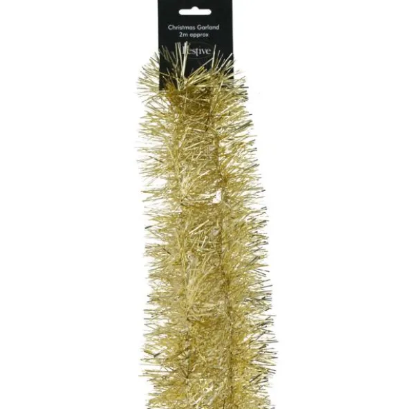 Glittergirlang Jul Guld