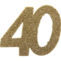 Glitterkonfetti 40 År Guld