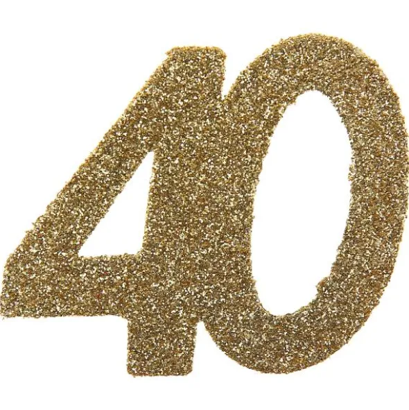 Glitterkonfetti 40 År Guld