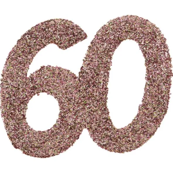 Glitterkonfetti 60 År Roseguld