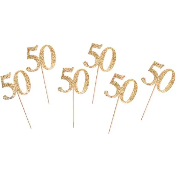 Glittriga Partypicks 50 år Guld