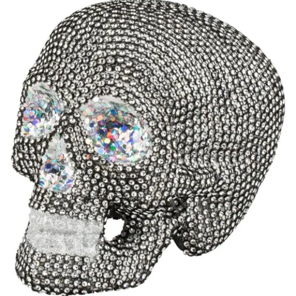 Glittrig Döskalle med Diamanter