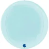 Globe Folieballong Pastell Blå