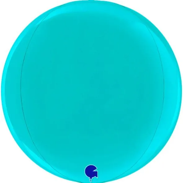 Globe Folieballong Tiffany