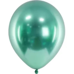 Glossy Ballonger Mörkgröna (10-pack)