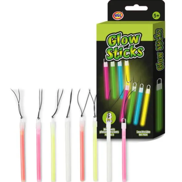 Glowsticks Halsband 8-pack